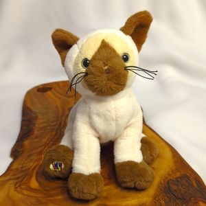 Ganz Webkinz Siamese Kitty Cat Plush Stuffed Animal Toy NO CODE